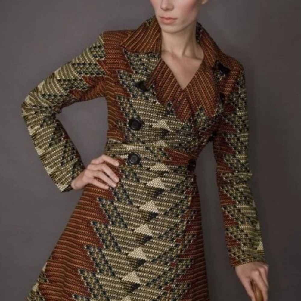 SIKA MATRIC MAC DOUBLE BREASTED TRENCH COAT
